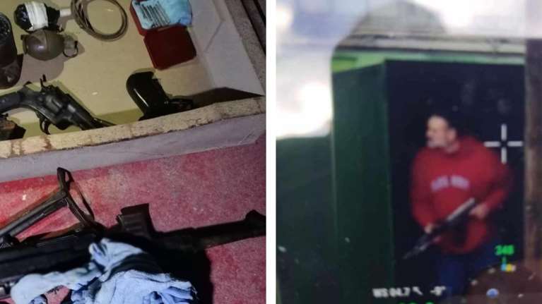 Διπλό φονικό στη Λάρισα: &quot;Οπλοστάσιο&quot; είχε ο 60χρονος - Πυροβόλησε κατά αστυνομικού με καλάσνικοφ και μετά αυτοκτόνησε [Εικόνες]