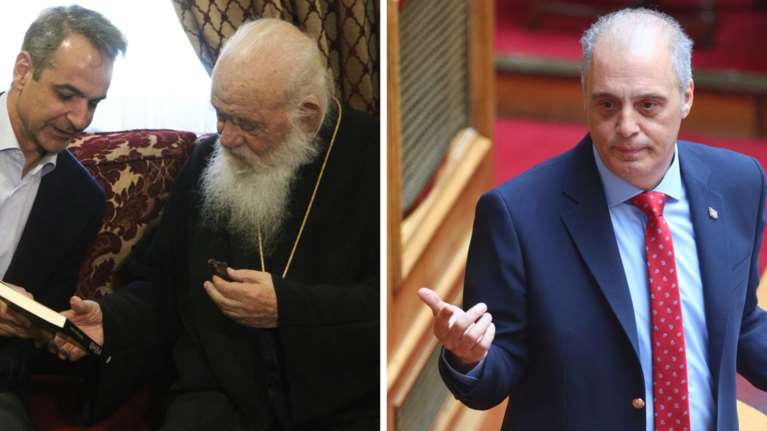 Ιερώνυμος: Βάζει πάγο στον Βελόπουλο, καταδικάζει τα χαστούκια της Νίκης