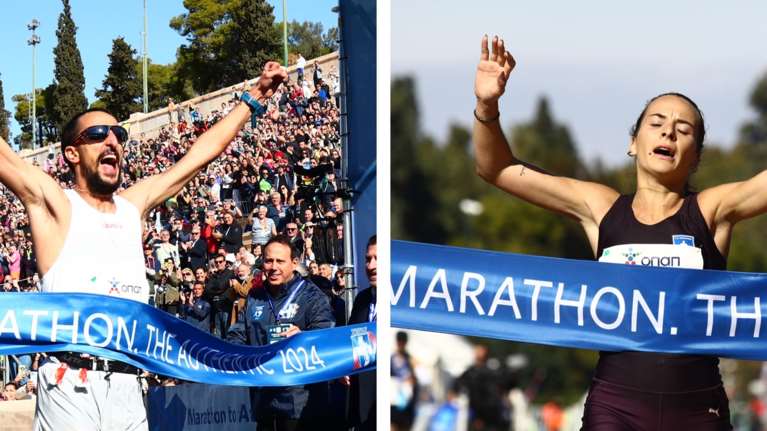 41ος Μαραθώνιος της Αθήνας: Θριάμβευσαν Πιτσώλης και Νούλα - Συγκίνηση και ενθουσιασμός από τους πρωταγωνιστές