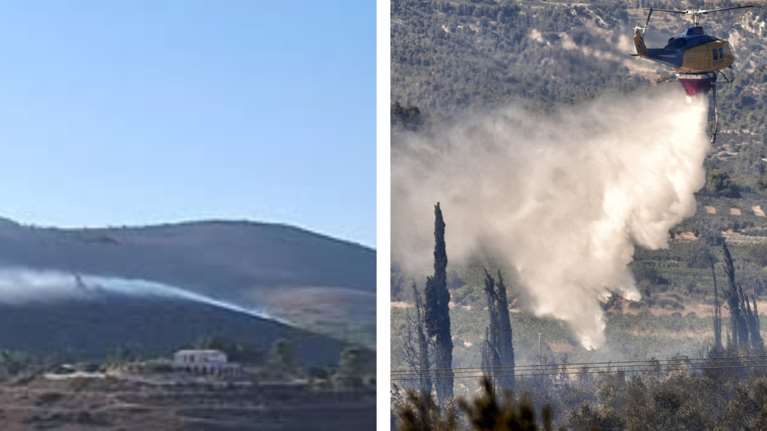 Καλλιτεχνούπολη Αττικής: Οριοθετημένη και σε ύφεση  η φωτιά - Ερευνες για τα αίτια