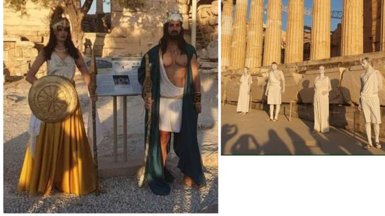 Ξέφραγο αμπέλι η Ακρόπολη: Χλαμυδοφόροι ανέβηκαν χωρίς να τους σταματήσει κανείς - Σφοδρές αντιδράσεις και ΕΔΕ