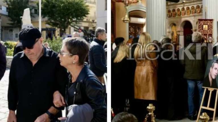 Μανώλης Λιδάκης: Συγκλονισμένα τα αδέρφια του - Πλήθος καλλιτεχνών στο τελευταίο αντίο στον σπουδαίο ερμηνευτή