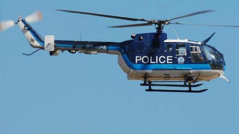 Χανιά: Το ελικόπτερο της αστυνομίας ξετρύπωσε 2.000 δενδρύλλια κάνναβης