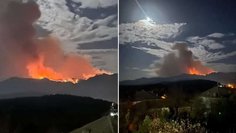 Μεγάλη φωτιά στη Ροδόπη καίει εδώ και 14 μέρες - Πέρασαν στη Βουλγαρία οι φλόγες [βίντεο]