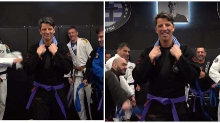 Σάκης Ρουβάς: Πήρε ζώνη στο ζίου ζίτσου και οι συναθλητές του τον... μαστίγωσαν [βίντεο]