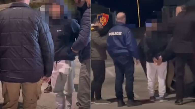 Βιαστής με το τατουάζ: Η στιγμή που η αλβανική αστυνομία τον παραδίδει στις ελληνικές αρχές στα σύνορα [Βίντεο]