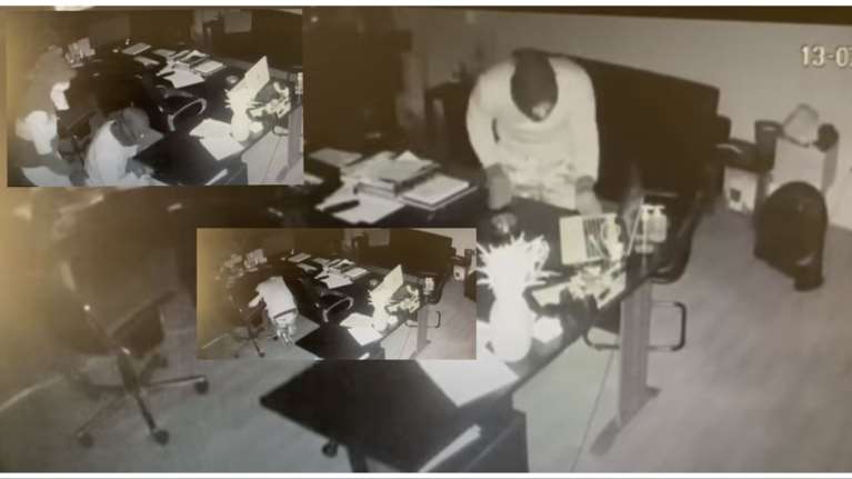 Καρέ - καρέ η ληστεία στον &quot;Βενέτη&quot; στην Παλλήνη: Πώς οι κουκουλοφόροι &quot;σήκωσαν&quot; το χρηματοκιβώτιο [βίντεο]