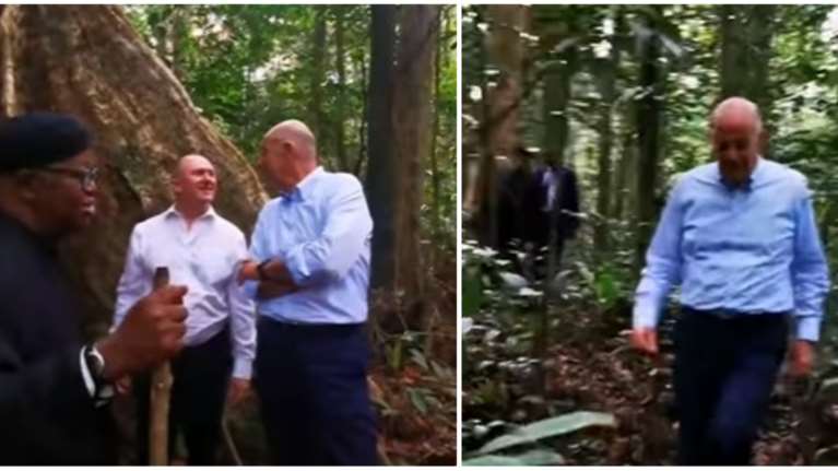 Ο Νίκος Δένδιας στη ζούγκλα της Γκαμπόν - &quot;Μοναδική εμπειρία&quot; [βίντεο]