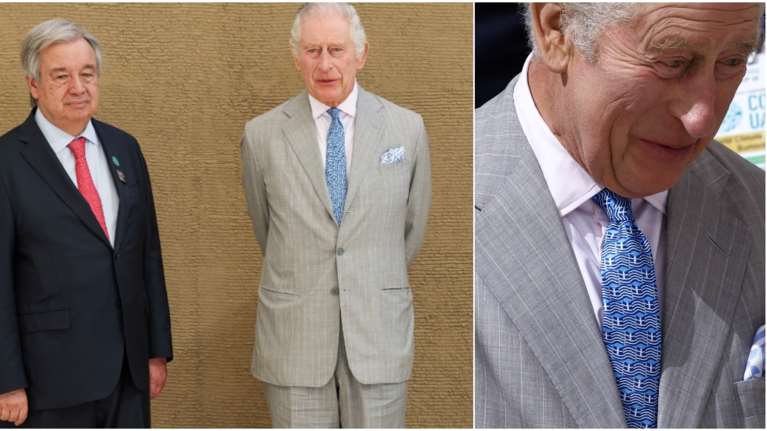 Ο Βασιλιάς Κάρολος πήρε θέση για τα Μάρμαρα του Παρθενώνα;- Η γραβάτα με τις ελληνικές σημαίες την επομένη της κόντρας Μητσοτάκη-Σούνακ