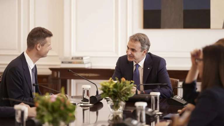 Κυριάκος Μητσοτάκης: Συνάντηση με τον νέο πρόεδρο του Ευρωπαϊκού Δικαστηρίου Ανθρωπίνων Δικαιωμάτων