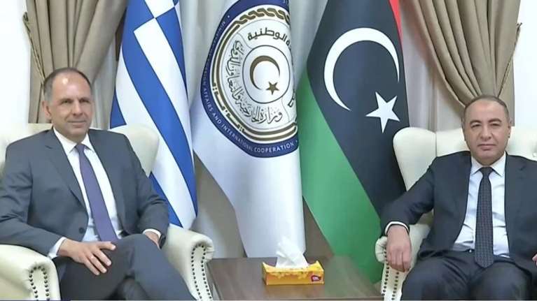 Γεραπετρίτης από Λιβύη: Δεν υπάρχουν προβλήματα που δεν μπορούν να λυθούν μέσω διαλόγου