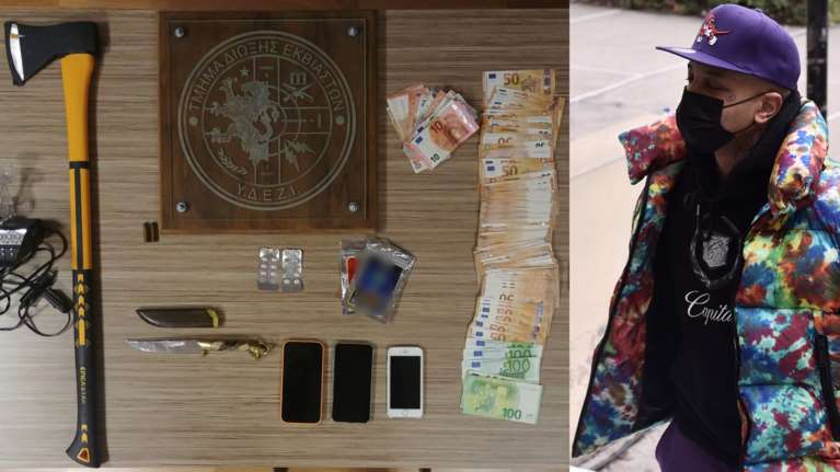 Στον Εισαγγελέα ο τράπερ Light: Αυτά είναι τα ναρκωτικά, τα λεφτά και το τσεκούρι - Ασκήθηκε ποινική δίωξη