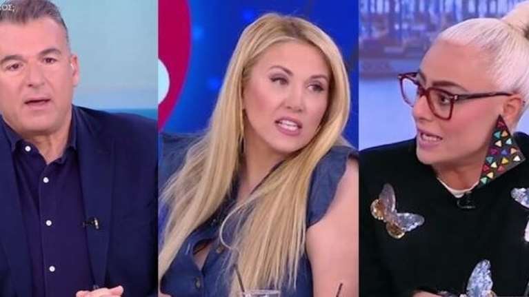 Χαμός ξανά στον αέρα του &quot;Πρωινού&quot; με Πετρογιάννη -Καλύβα - &quot;Διευθύνω μια εκπομπή&quot;, φώναζε ο Λιάγκας