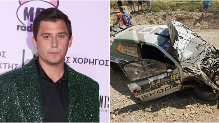 ΕΚΟ Ράλλυ Ακρόπολις 2025: Σοκαριστικό ατύχημα για τον ηθοποιό Γιώργο Αμούτζα [εικόνες - βίντεο]