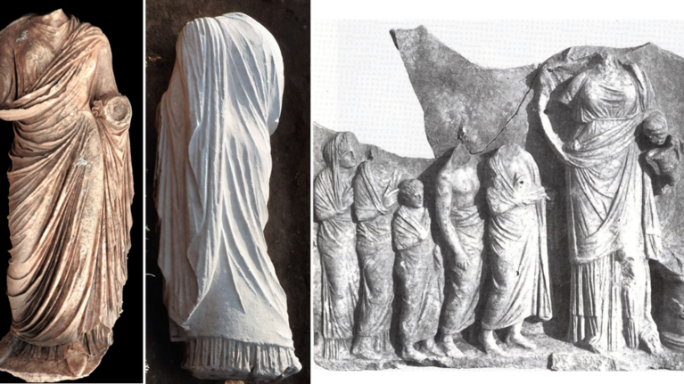 Σημαντική ανακάλυψη στην Επίδαυρο: Βρέθηκε άγαλμα γυναίκας με χιτώνα