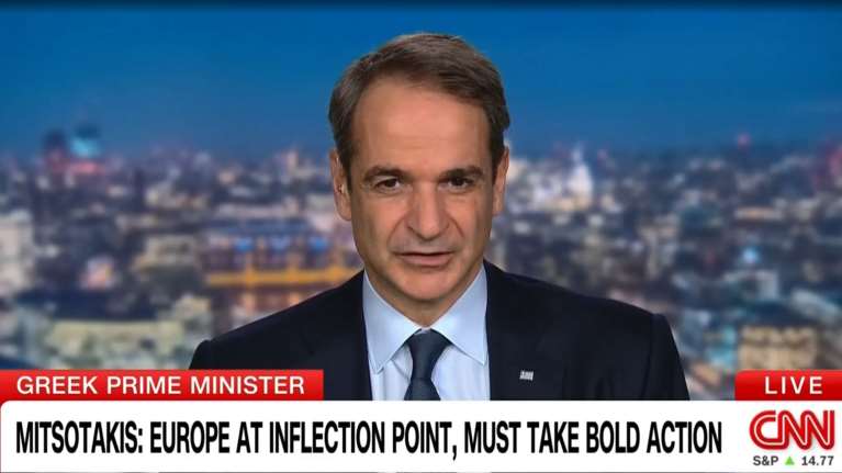 Μητσοτάκης στο CNN: &quot;Έπρεπε να έχουμε δει τα σημάδια πριν τις εκλογές των ΗΠΑ- Να δαπανήσουμε περισσότερα για την άμυνά μας&quot;