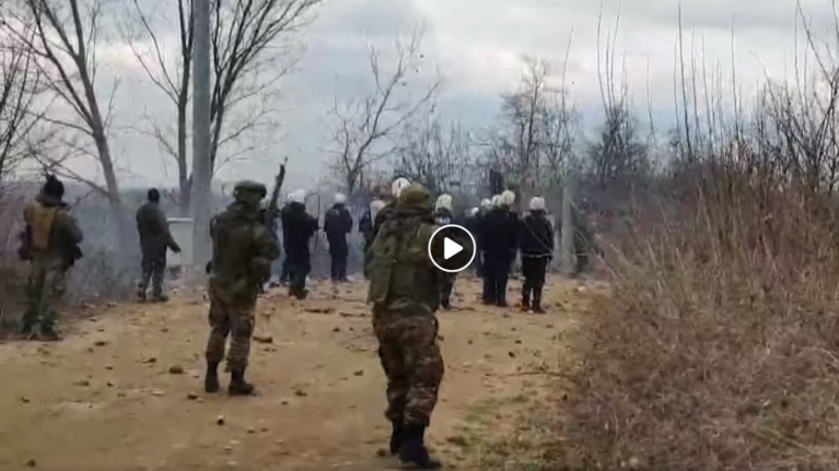 Έβρος: Η στιγμή που οι Ειδικές Δυνάμεις ρίχνουν προειδοποιητικά πυρά στα σύνορα (video)