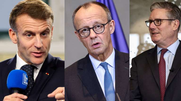 Γαλλία, Γερμανία και Βρετανία στηρίζουν Ζελένσκι: Οποιαδήποτε συμφωνία θα πρέπει να διασφαλίζει την Ουκρανία