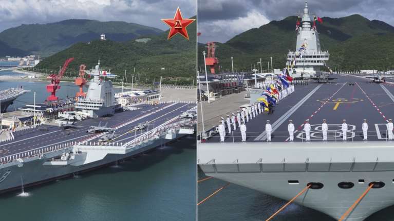 Επίδειξη δύναμης από την Κίνα: Στη θάλασσα το υπεραεροπλανοφόρο Fujian - Οι τεράστιες δυνατότητές του