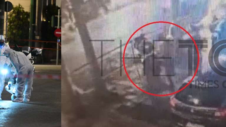 Βίντεο ντοκουμέντο: Η στιγμή που ο βομβιστής αφήνει το σακίδιο με τον εκρηκτικό μηχανισμό έξω από τη Hellenic Train