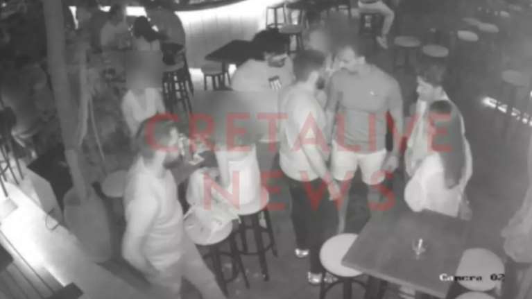 Βίντεο ντοκουμέντο: Έτσι ξεκίνησε ο καβγάς που κατέληξε σε άγριο ξυλοδαρμό του 49χρονου Ελληνοκαναδού στην Κρήτη