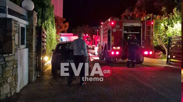 Φωτιά σε ξενοδοχείο στην Αμάρυνθο της Εύβοιας