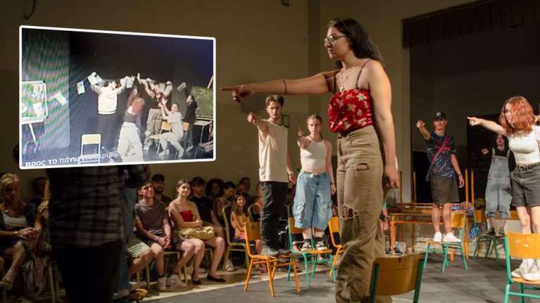 Ιεράπετρα: Αντιδράσεις από την εισβολή αστυνομικών σε μαθητική θεατρική παράσταση [βίντεο]