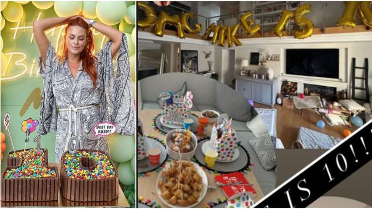 Σίσσυ Χρηστίδου: Πάρτι υπερπαραγωγή στον κήπο για τον γιο της Μιχαήλ Άγγελο Μαραντίνη - Η διακόσμηση με μπαλόνια και η τούρτα