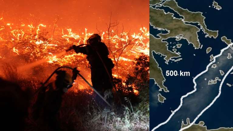 Σε πύρινο κλοιό η Χίος: Πέντε φωτιές ξέσπασαν από την Κυριακή - Έφτασαν στην Κρήτη οι καπνοί - Στάχτη 62 χιλ. στρέμματα