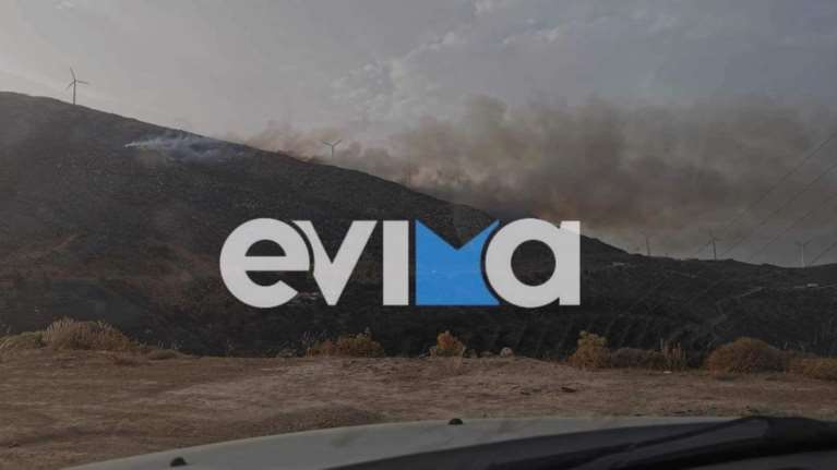 Αναζωπυρώθηκε η φωτιά στην Κάρυστο - Προς το χωριό Αντιά κινούνται οι φλόγες [εικόνες]
