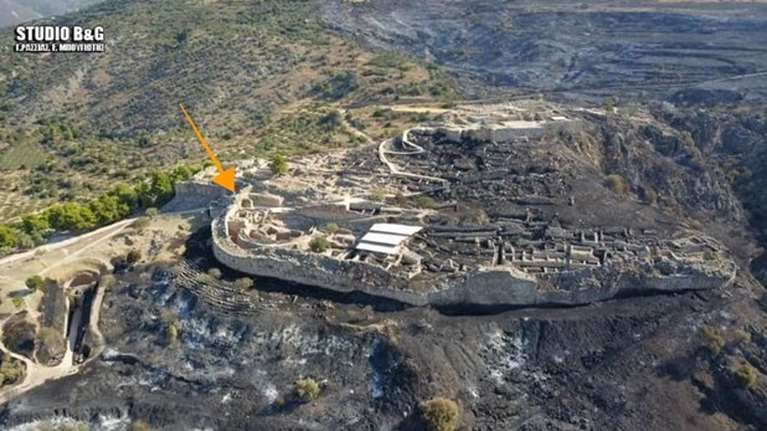 Φωτιά στις Μυκήνες, fake news και προπαγάνδα: Τι πραγματικά κάηκε και τι όχι