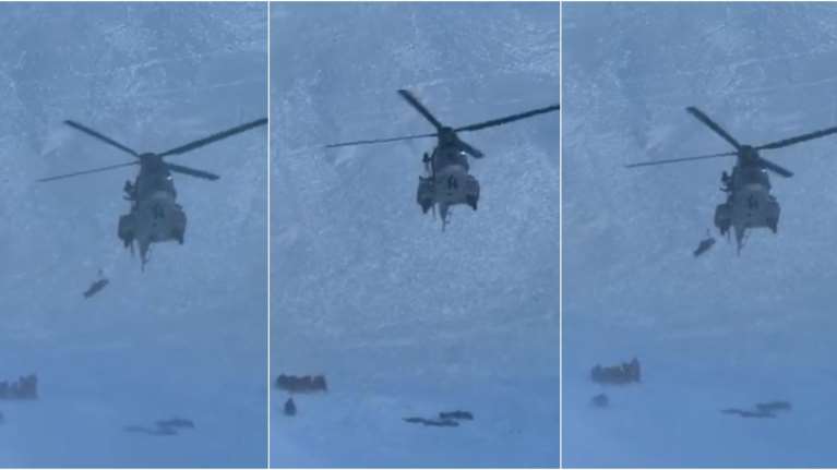 Βαρδούσια: Η στιγμή που ανασύρονται οι σοροί των άτυχων ορειβατών - Βρέθηκαν στο λάθος σημείο τη λάθος στιγμή [Βίντεο]