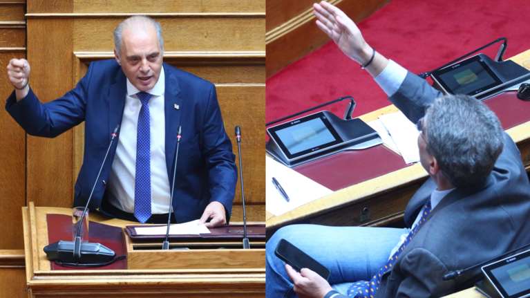 Βουλή: Επίθεση Βελόπουλου σε Γιαννούλη - &quot;Ειρωνείες στο σπίτι σου και στη μάνα σου - Άντε με τον προδότη της Μακεδονίας&quot;