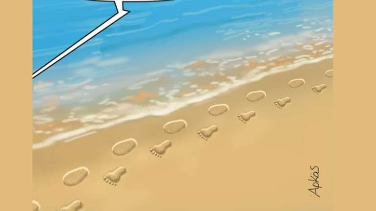 Η καλημέρα του Αρκά και οι μικρές ατυχίες της ζωής όταν είσαι στην... παραλία