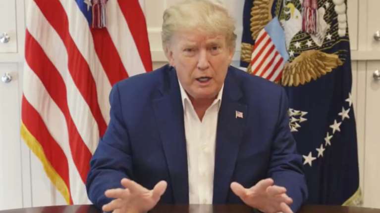 Καταπονημένος ο Τραμπ από το νοσοκομείο: &quot;Θα επιστρέψω σύντομα&quot; - &quot;Δεν είναι ακόμα εκτός κινδύνου&quot; είπε ο γιατρός του [Βίντεο]