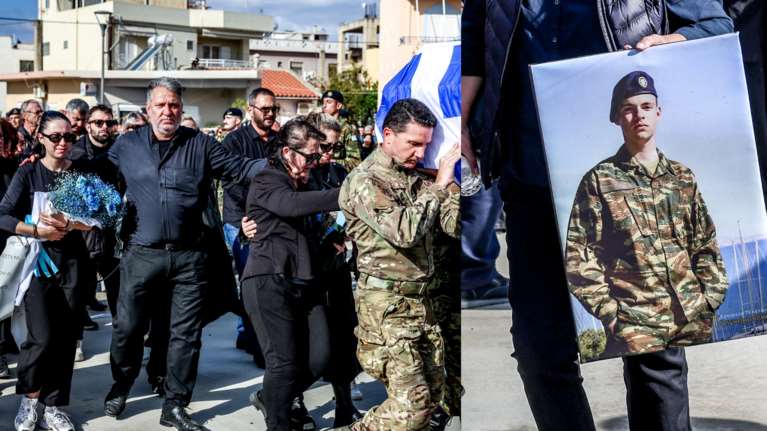 Κηδεία 19χρονου Ραφαήλ: Τραγικές φιγούρες η μητέρα και η αδερφή του - Ο σπαρακτικός επικήδειος του πατέρα του [εικόνες - βίντεο]