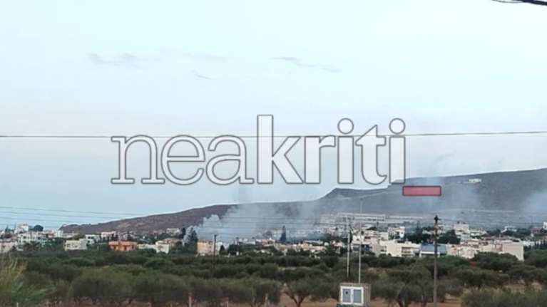 Ηράκλειο: Φωτιά εκδηλώθηκε σε σπίτι στην περιοχή Κοκκίνη Χάνι