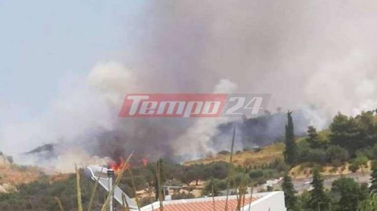 Οριοθετήθηκε η μεγάλη φωτιά στην Πάτρα στον Προφήτη Ηλία: Παραμένει σε επιφυλακή η Πυροσβεστική