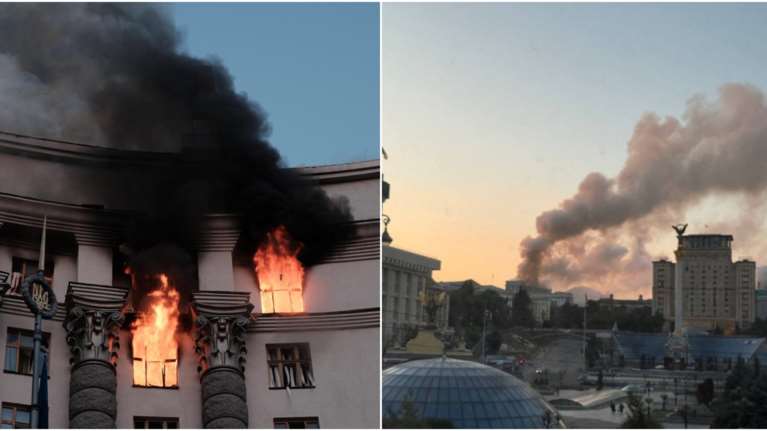 Η μεγαλύτερη αεροπορική επίθεση της Ρωσίας στην Ουκρανία: Χτυπήματα σε κυβερνητικά κτίρια - Νεκρό βρέφος [εικόνες - βίντεο]