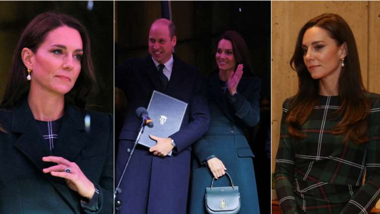 Η πριγκίπισσα φόρεσε tartan: Το power dressing της Κέιτ Μϊντλετον στη Βοστώνη - Με Burberry και Αlexander McQueen