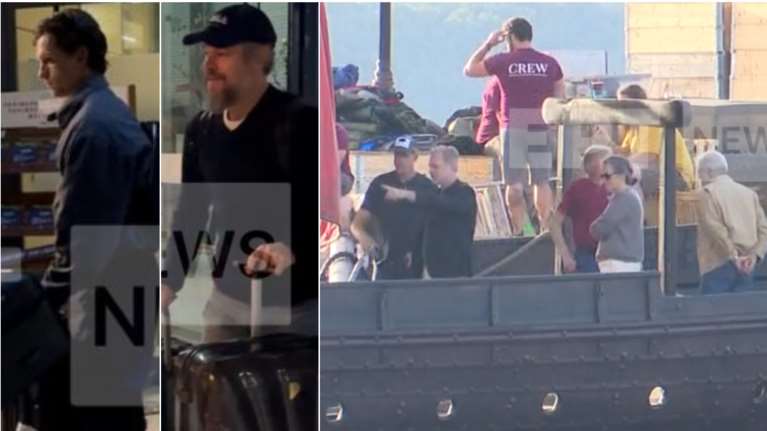 &quot;Οδύσσεια&quot;: Στη Μεσσηνία Ματ Ντέιμον, Τομ Χόλαντ και Κρίστοφερ Νόλαν – Η άφιξή τους στο αεροδρόμιο [εικόνες - βίντεο]