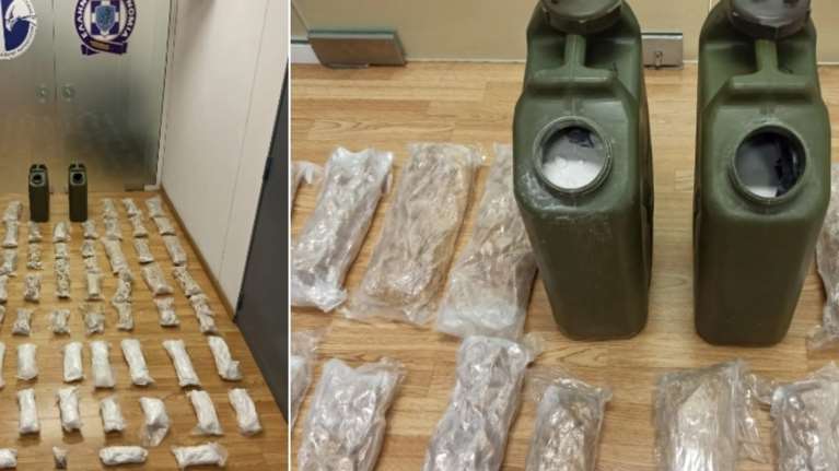 Πήλιο: Χειροπέδες σε οχτώ Ουκρανούς και Ισραηλινούς με 130 κιλά κεταμίνη και mdma - Μετέφεραν τα ναρκωτικά σε...τροχόσπιτα