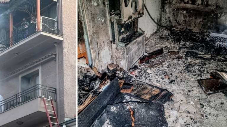 Καλαμπάκα: Πώς ξεκίνησε η φωτιά στο ξενοδοχείο όπου έχασε τη ζωή του ο ιδιοκτήτης - Εικόνες καταστροφής [βίντεο]