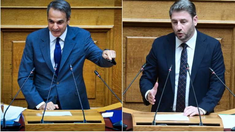 Σύγκρουση Μητσοτάκη - Ανδρουλάκη στη Βουλή πριν από το ραντεβού: &quot;Γαλάζιος&quot; διμέτωπος με ΠΑΣΟΚ και άκρα δεξιά