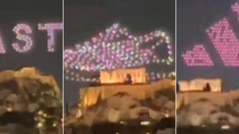 Σάλος για διαφήμιση αθλητικών παπουτσιών με drones πάνω από την Ακρόπολη - Μηνύσεις από το Υπουργείο Πολιτισμού