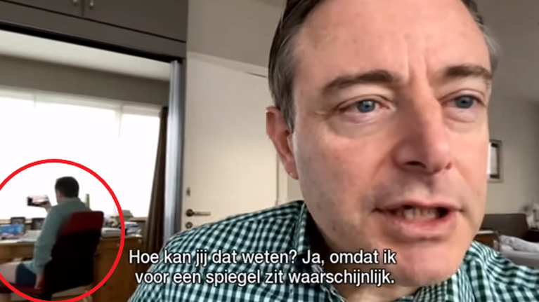 Απίστευτο περιστατικό στο Βέλγιο: Ο δήμαρχος Αμβέρσας έδωσε συνέντευξη χωρίς παντελόνι [Βίντεο]