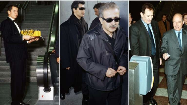 Τα φαντασμαγορικά εγκαίνια του Μετρό της Αθήνας: Σερβιτόροι με σμόκιν και σαμπάνιες, Ψινάκης, Λαζόπουλος και Ρουβάς α λα Μάτριξ