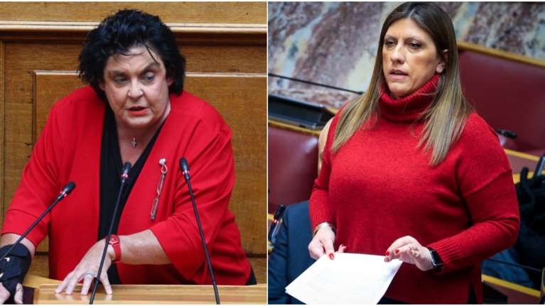 Κωνσταντοπούλου κατά Κανέλλη: Εκανε καριέρα στη χούντα και έρχεται στη Βουλή από τη βίλα της κάθε έξι μήνες