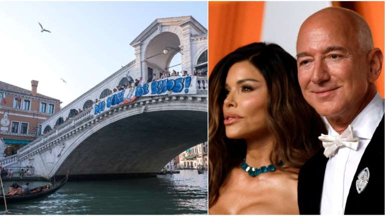 Θύελλα αντιδράσεων στη Βενετία για τον λαμπερό γάμο του Τζεφ Μπέζος: "Αφού νοικιάζεις την πόλη, πλήρωσε και κανέναν φόρο"