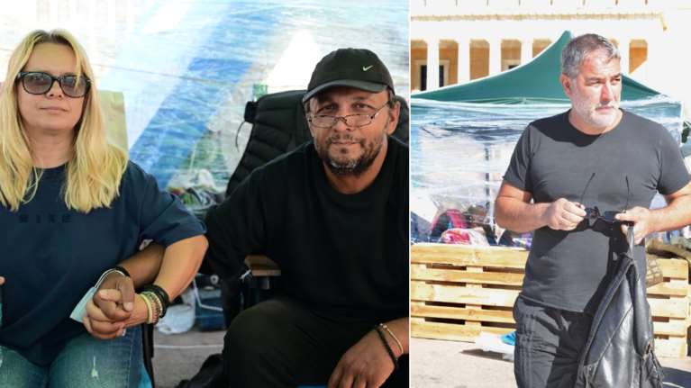 Το ρεζιλίκι του Μπισμπίκη με την επίσκεψη στον Ρούτσι - Τον "άδειασε" δημόσια η σύζυγος του απεργού πείνας